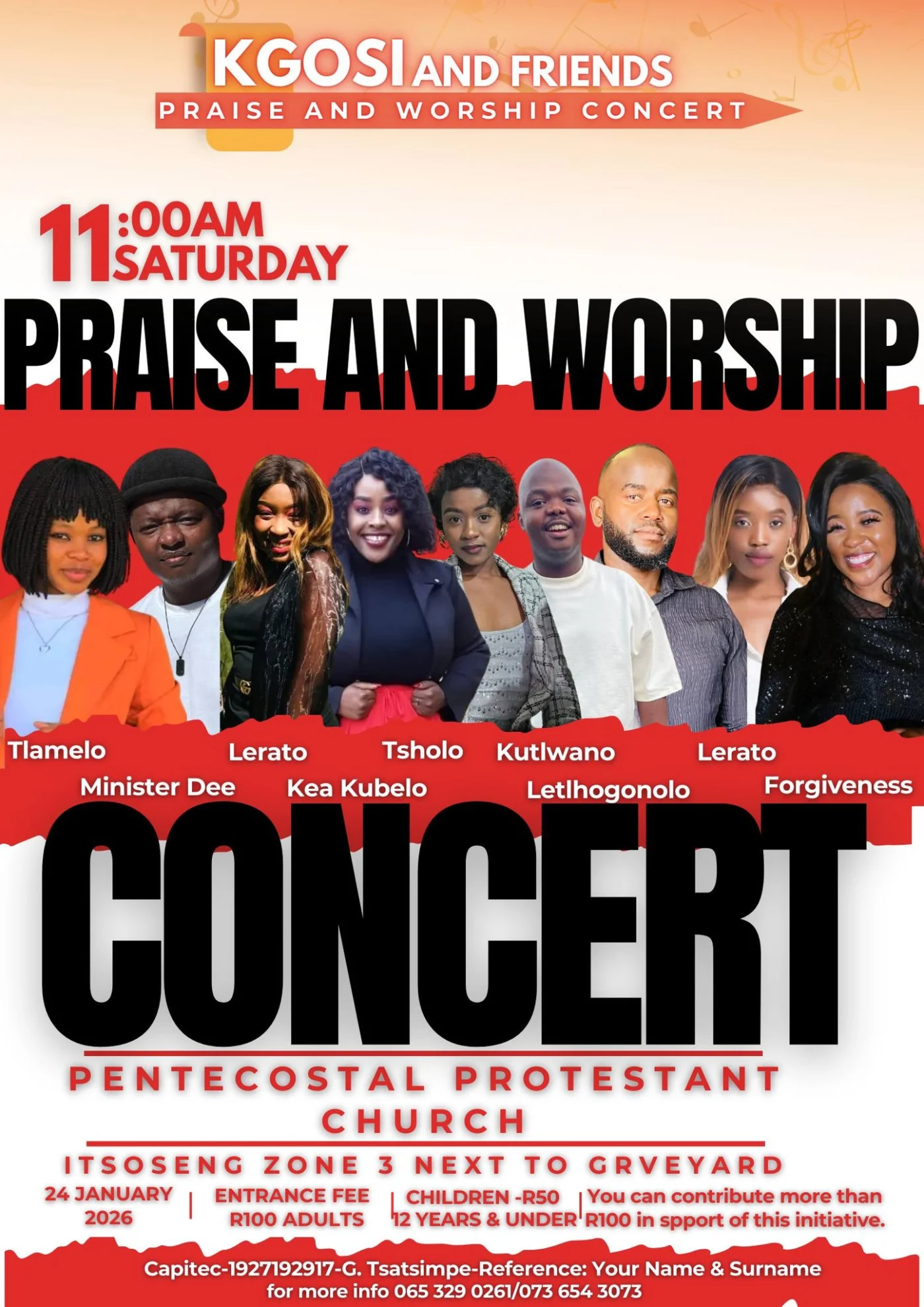 Please be part of this initiative and worship with our friends.